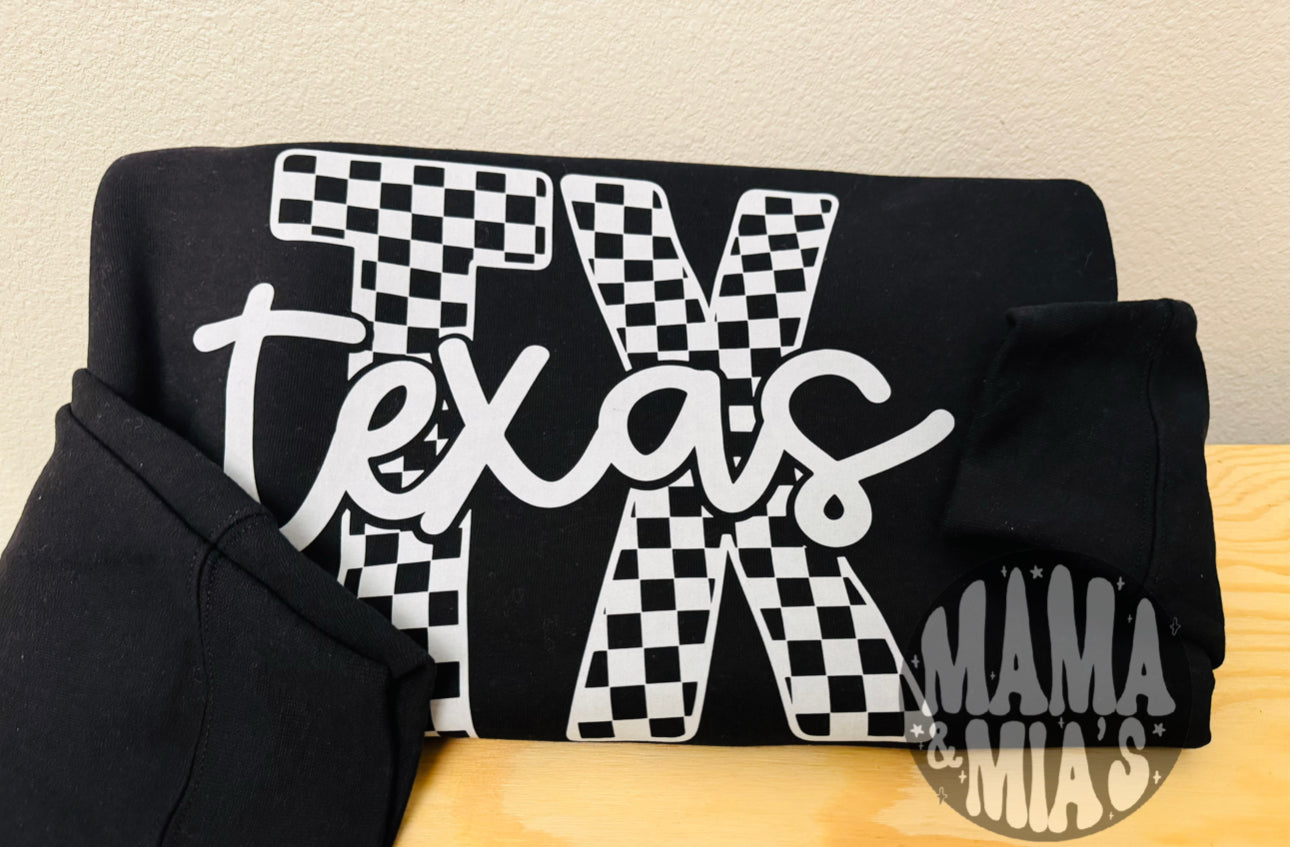 Checkered Texas - Sweatshirt