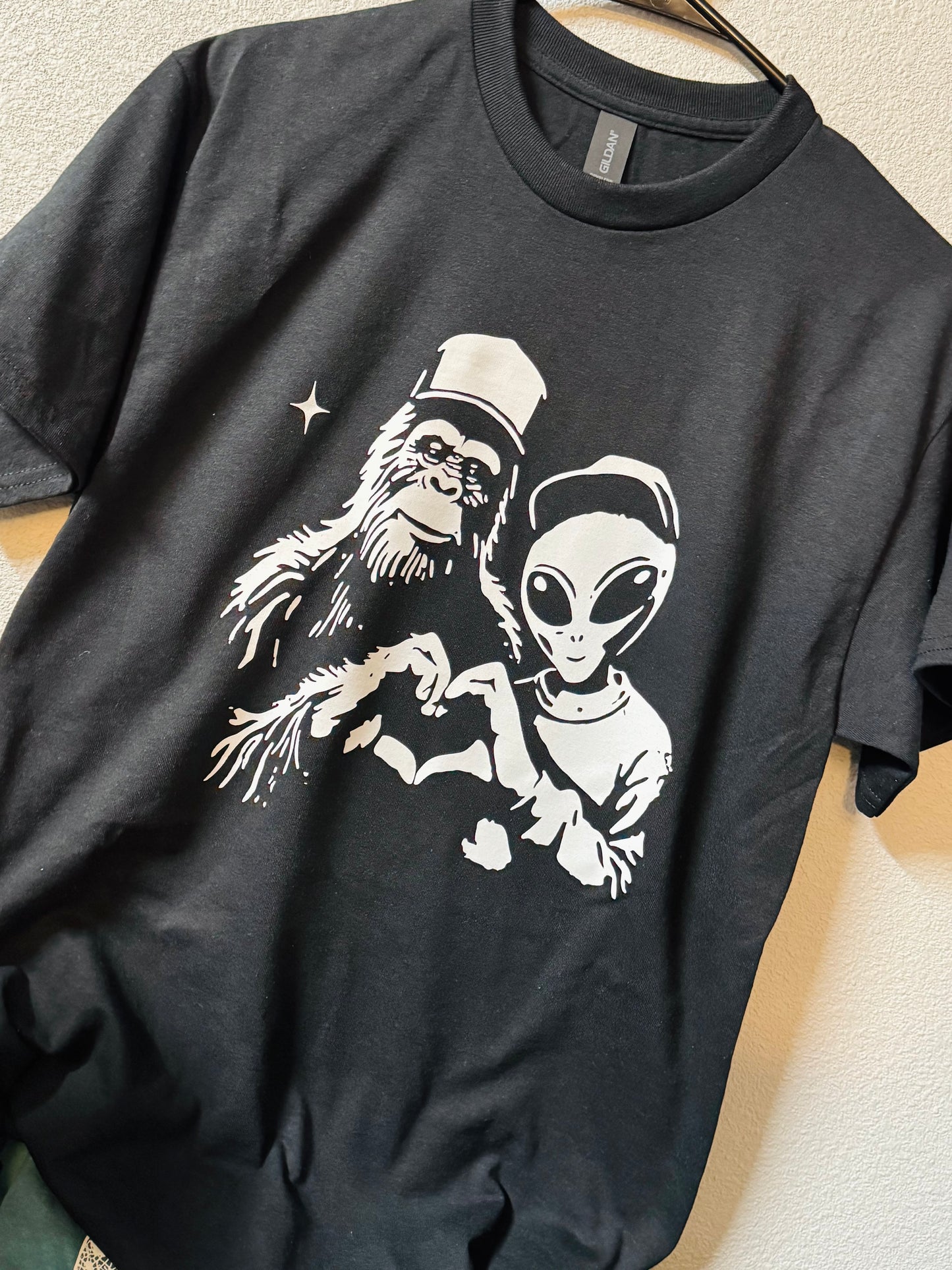 big foot and alien